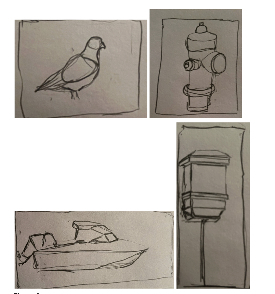 Sketches of urban objects
